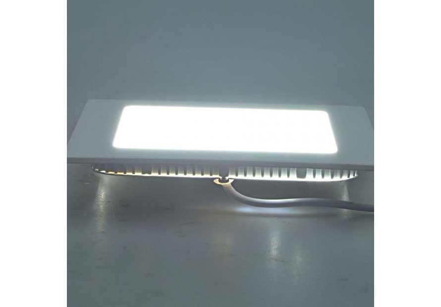 FARETTO PANNELLO LED BIANCO PIATTO SMD 2835 6W ILLUMINA LUCE NATURALE